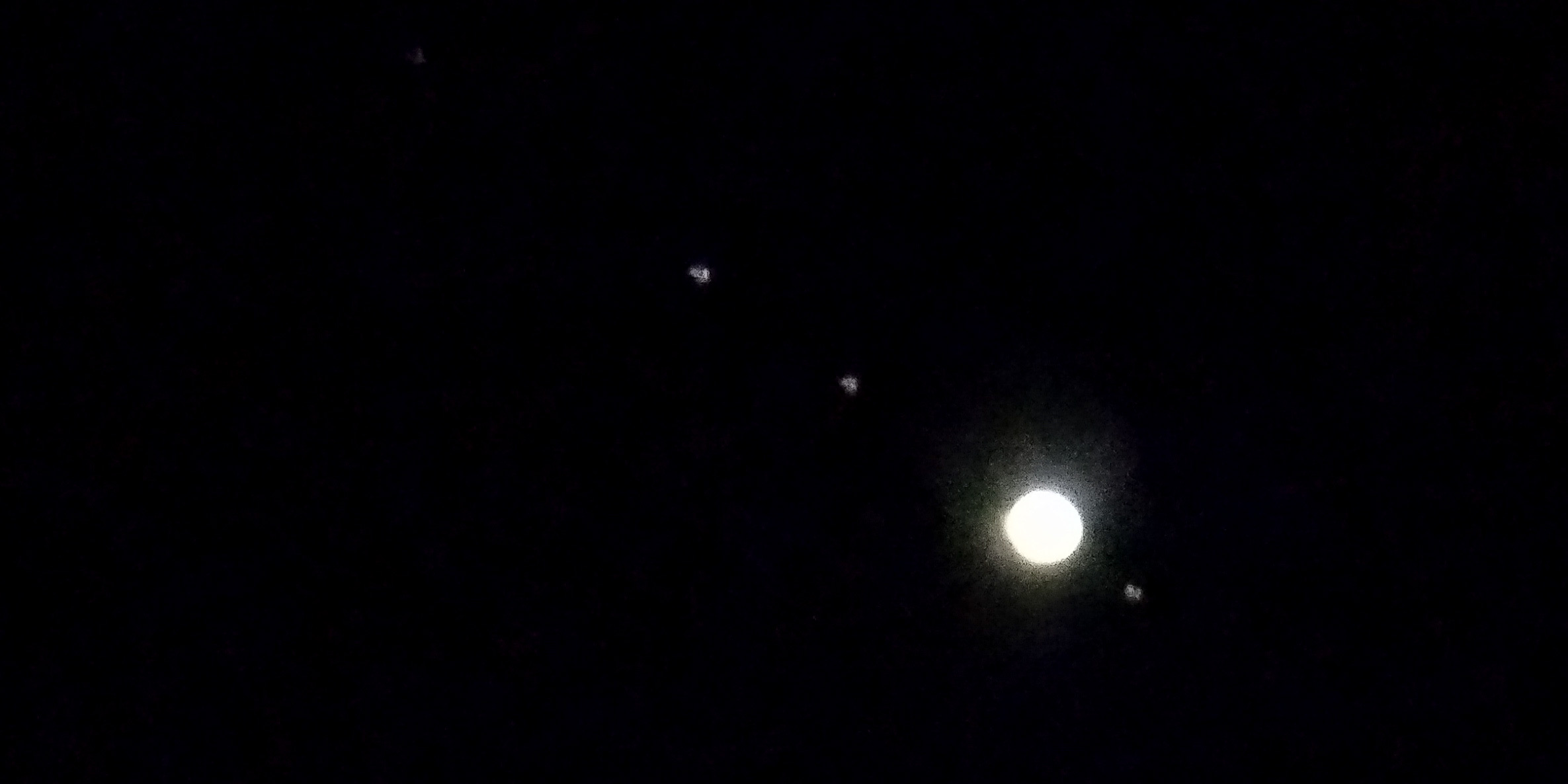 Photo de Jupiter et des ses lunes